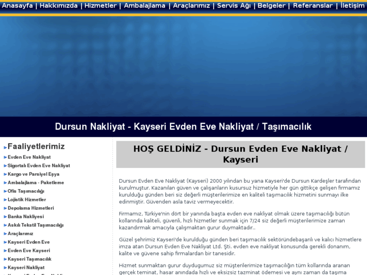 www.kayseri-evdenevenakliyat.com