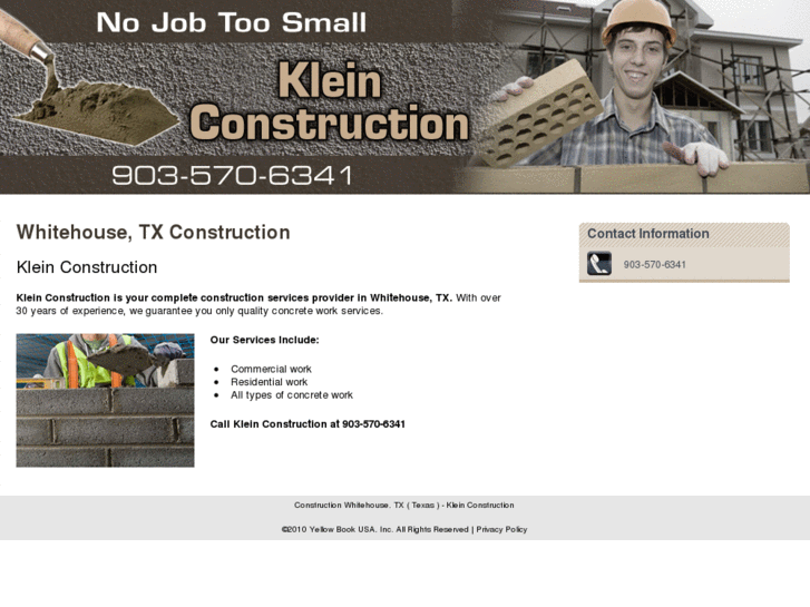 www.kleinconstructiontx.com