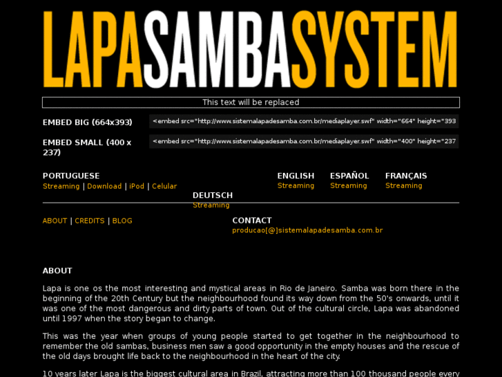 www.lapasambasystem.com