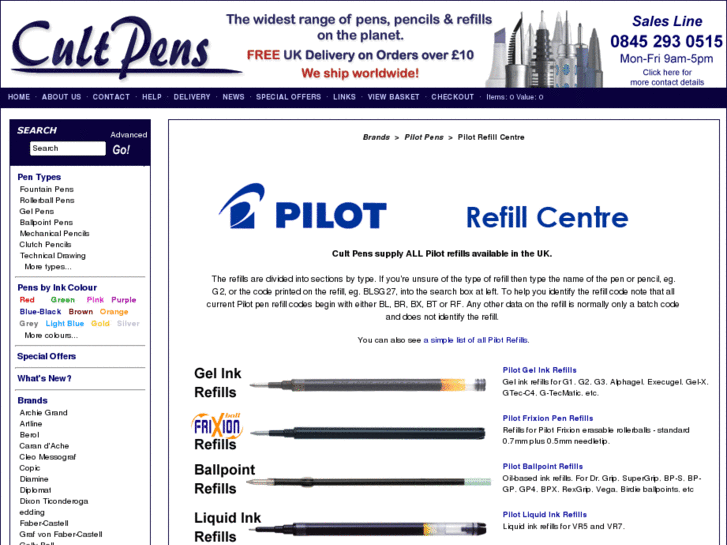 www.pilotrefills.com