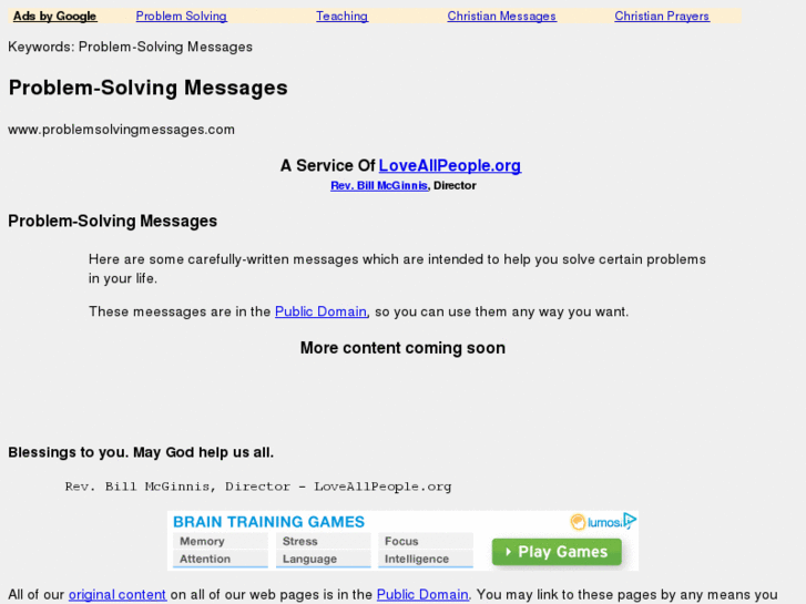 www.problem-solvingmessages.com
