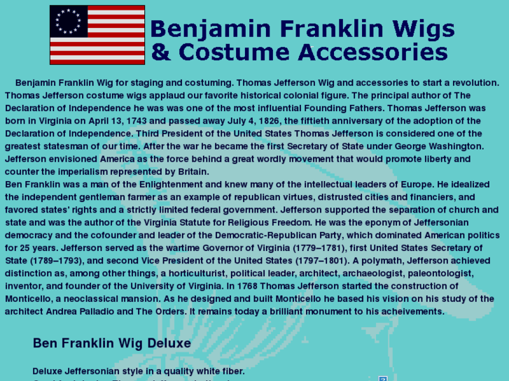 www.benfranklinwig.com