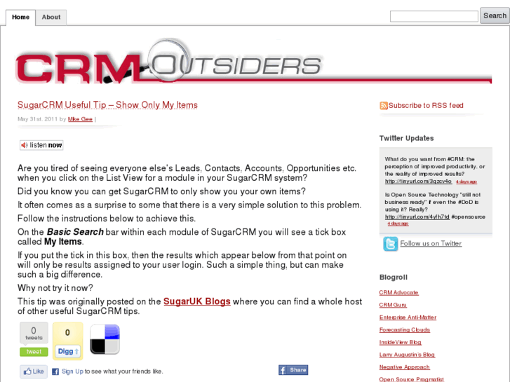 www.crmoutsiders.com