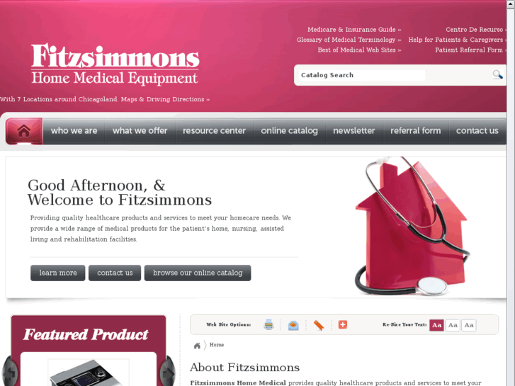 www.fitzsimmonshomemedicalequipment.net