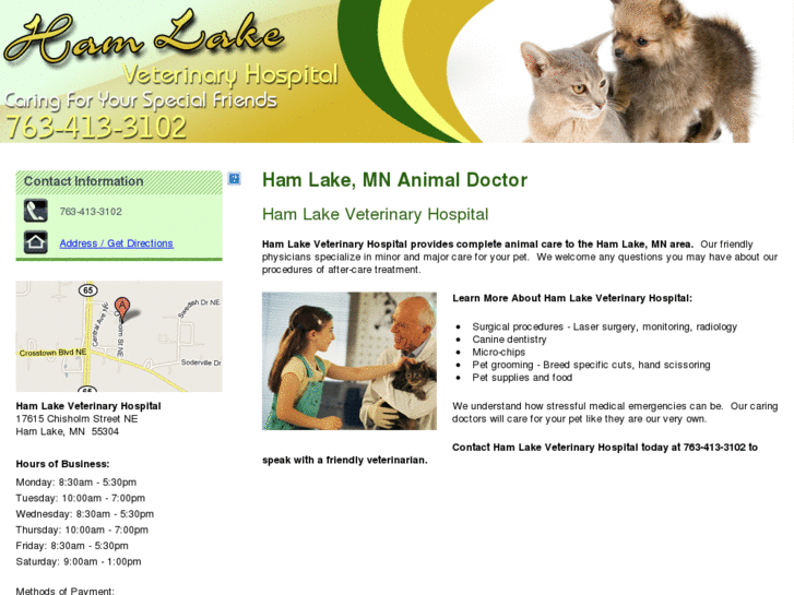 www.hamlakeveterinaryhospital.com