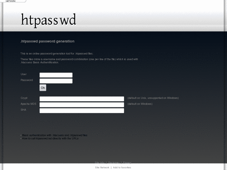 www.htpasswd.net