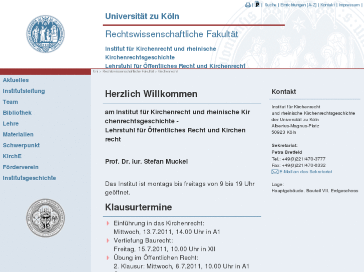 www.institut-kirchenrecht.de