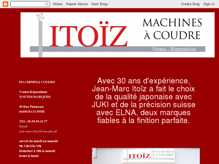 www.itoizmachinesacoudre.com