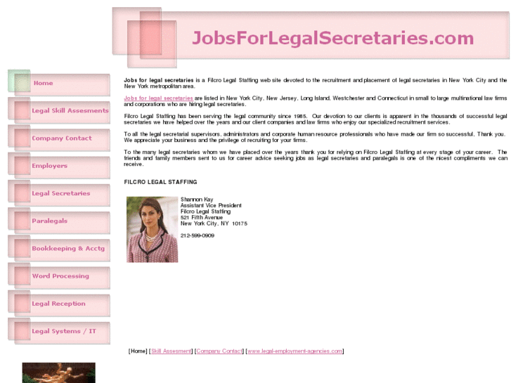 www.jobsforlegalsecretaries.com