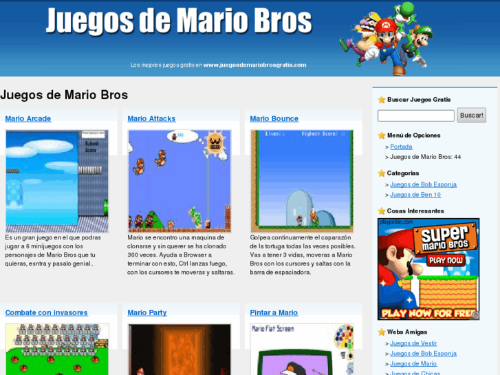 www.juegosdemariobrosgratis.com