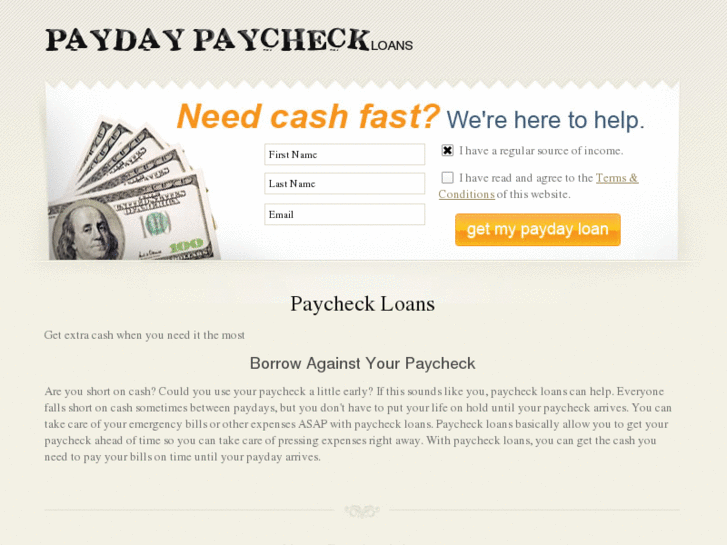 www.paydaypaycheckloans.com