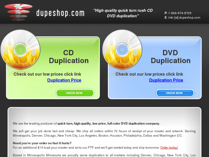 www.rushdvdduplication.com