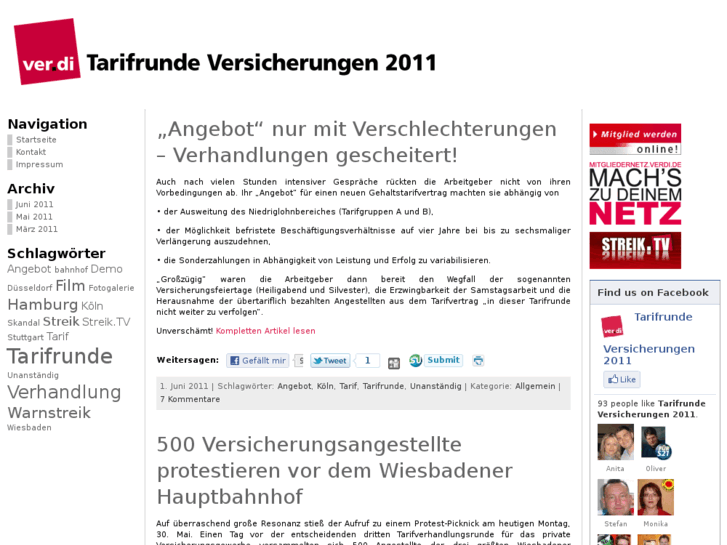 www.tarifrunde-versicherungen-2011.de