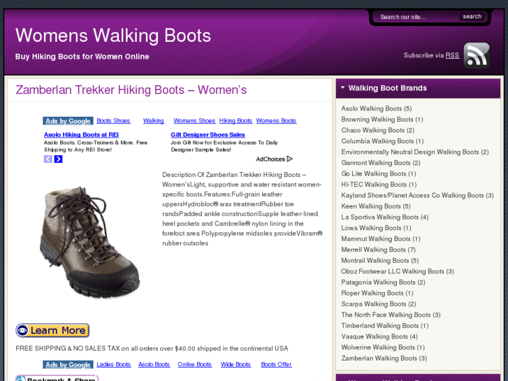 www.womenswalkingboots.com