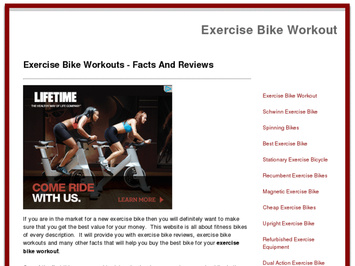 www.exercisebikeworkout.com