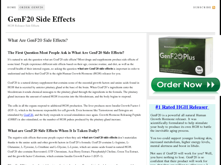 www.genf20sideeffects.com