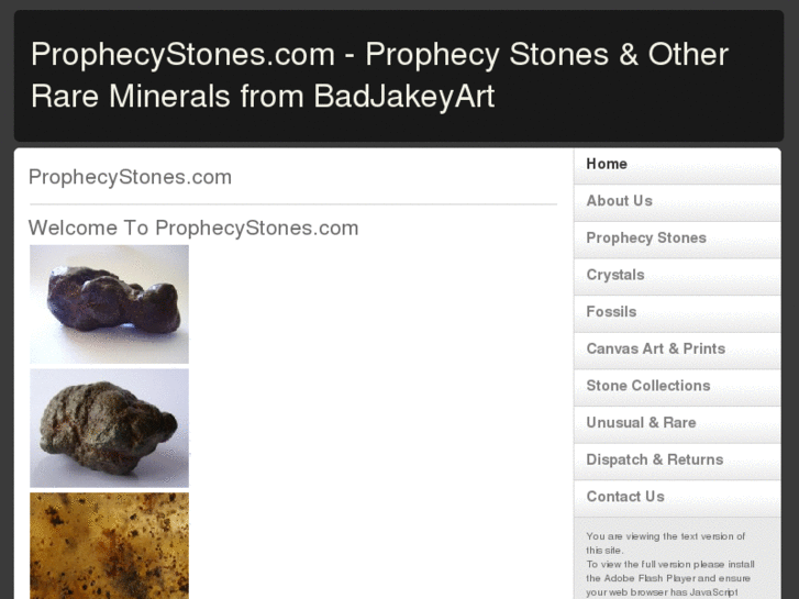 www.prophecystones.com