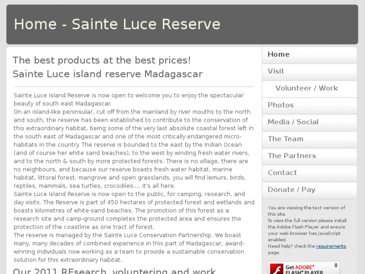 www.sainte-luce-reserve.org