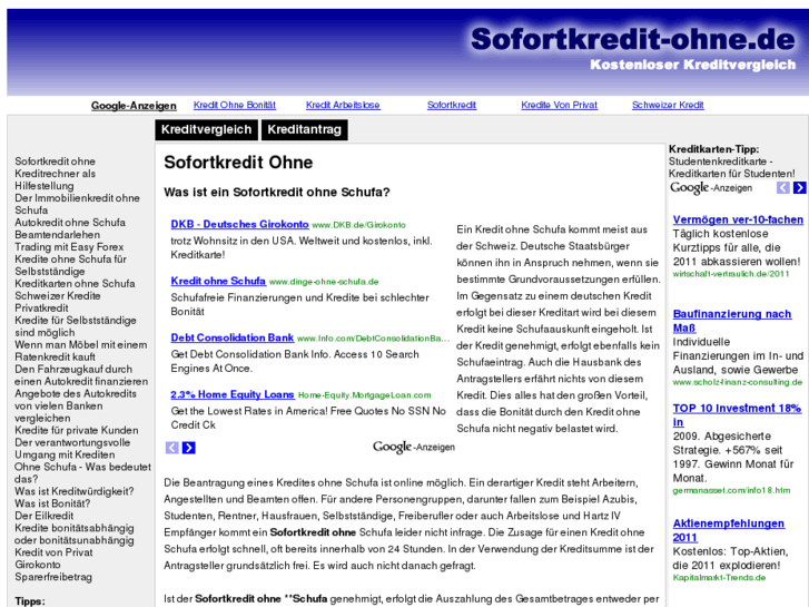 www.sofortkredit-ohne.de