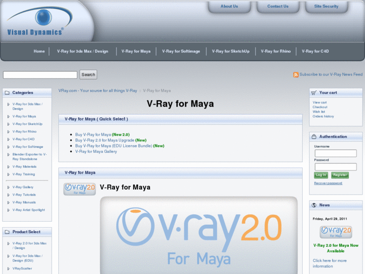 www.vrayformaya.com