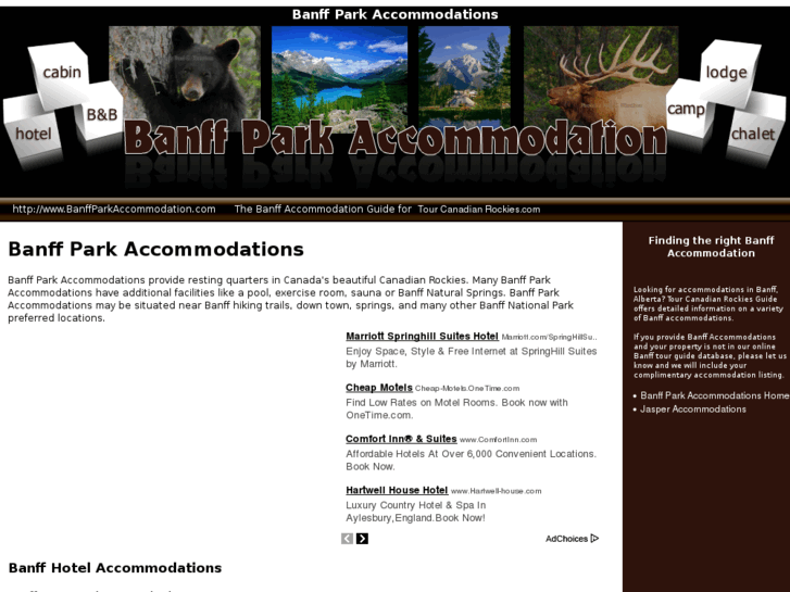 www.banffparkaccommodation.com