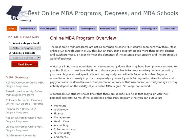 www.bestmbaonlineprograms.com