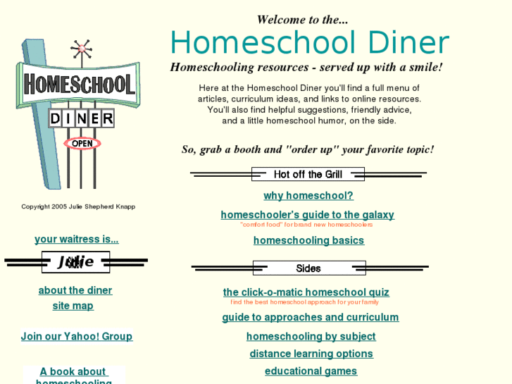 www.homeschooldiner.com