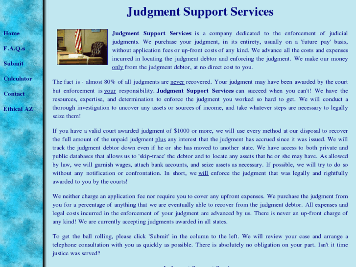 www.judgmentsupportservices.com