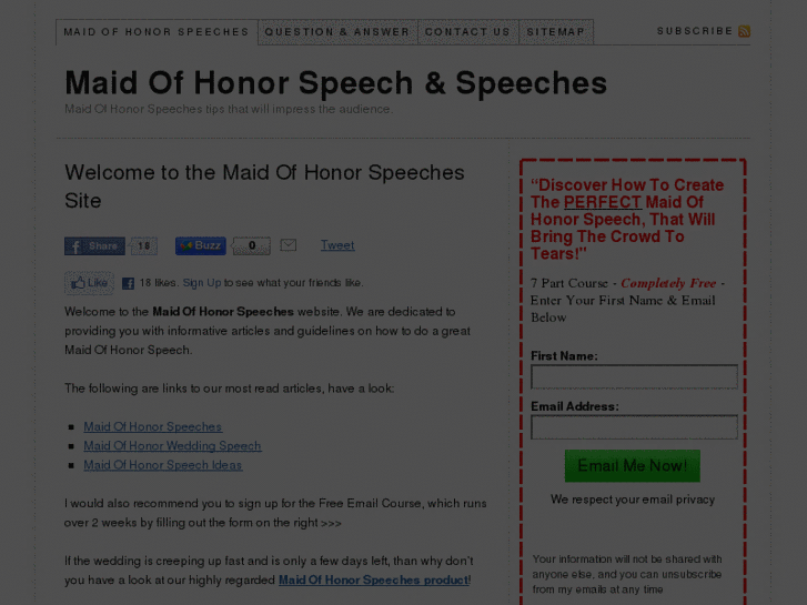 www.maidofhonorspeechtips.com