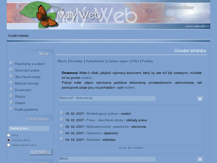 www.malyweb.cz