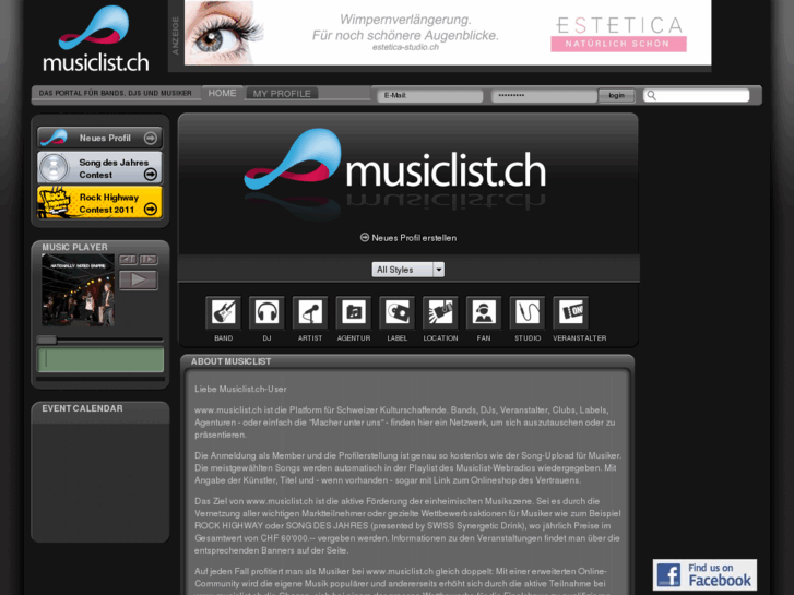 www.musiclist.ch