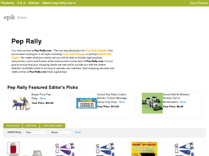 www.pep-rally.com