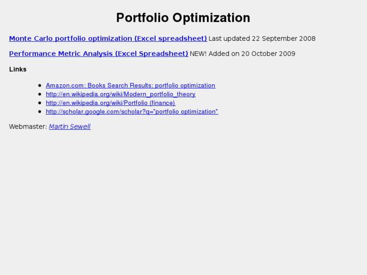 www.portfoliooptimization.co.uk