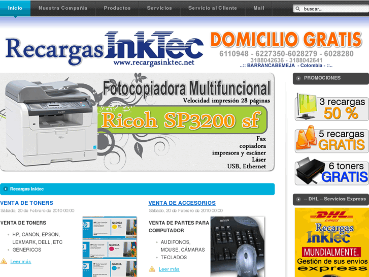 www.recargasinktec.net