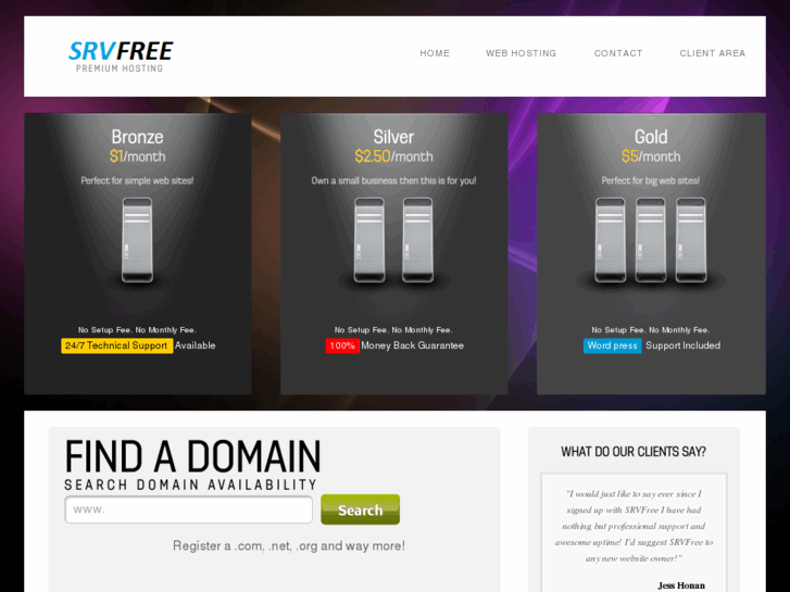 www.srvfree.net