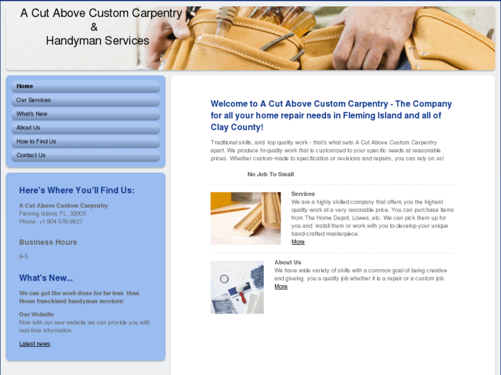 www.acutabovecustomcarpentry.com