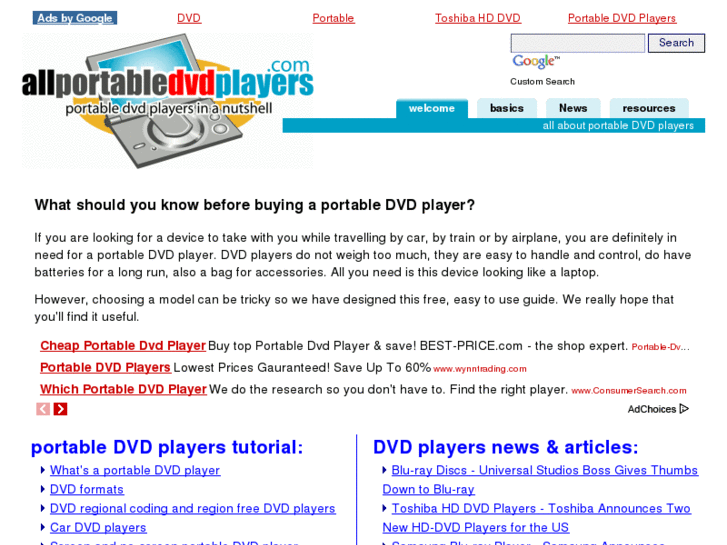 www.allportabledvdplayers.com