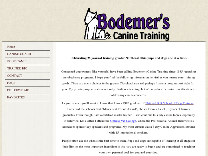 www.bodemerscaninetraining.com