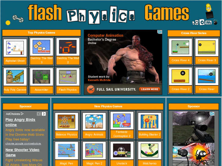 www.flashphysicsgames.com