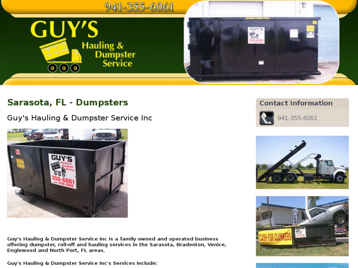 www.guyshaulinganddumpstersarasota.com