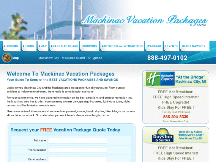 www.mackinacvacationpackages.com