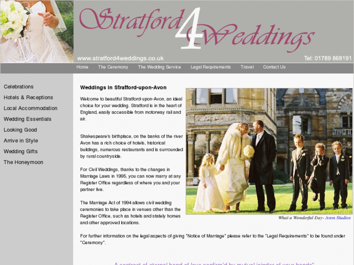 www.stratford4weddings.co.uk