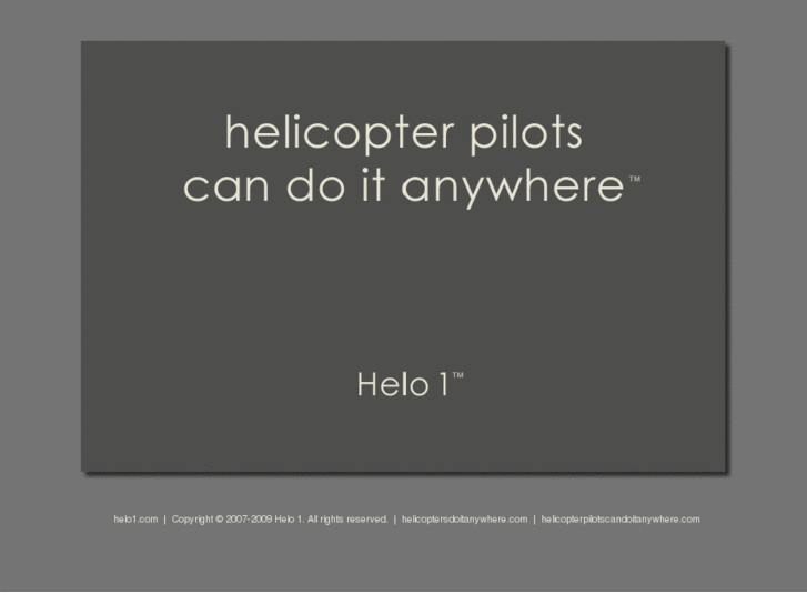 www.helicopterpilotscandoitanywhere.com