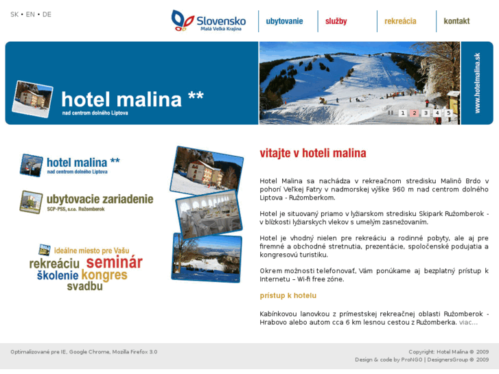 www.hotelmalina.sk