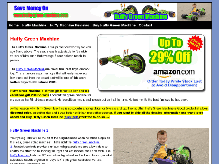 www.huffy-green-machine.com