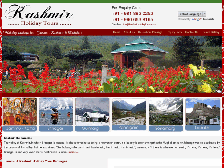 www.kashmirholidaytours.com