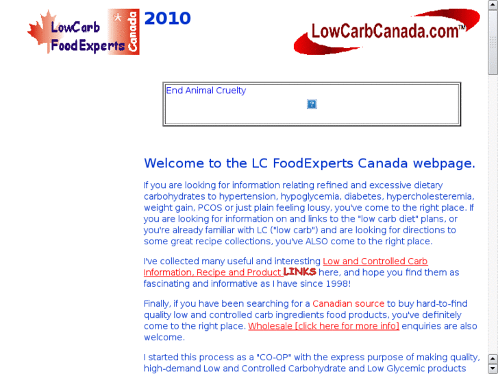 www.lowcarbcanada.com