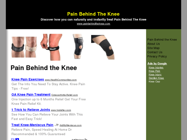 www.painbehindtheknee.com