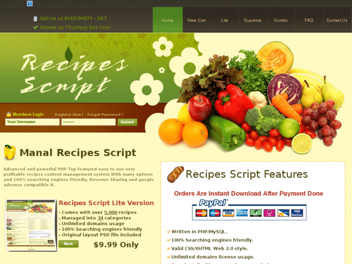 www.recipesscript.info