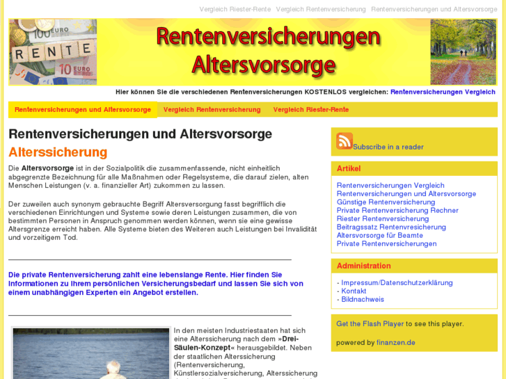 www.rentenversicherungen-altersvorsorge.com